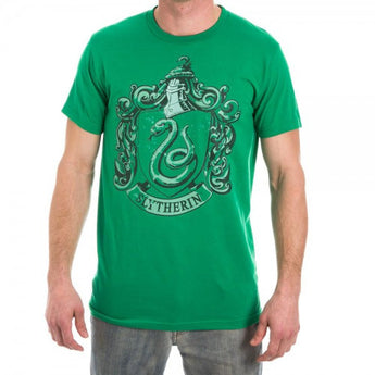 Harry Potter Slytherin Crest Men's Green T-Shirt