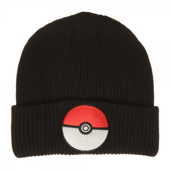 Pokemon Pokeball Cuff Knit Beanie