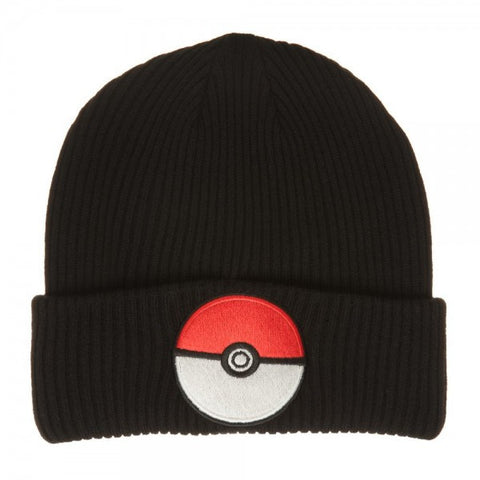 Pokemon Pokeball Cuff Knit Beanie