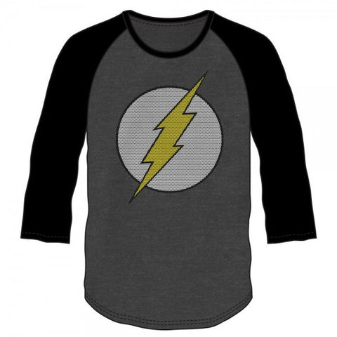 DC Comics Flash Charcoal Raglan