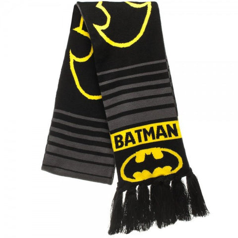 Batman Logo Jacquard Knit Scarf