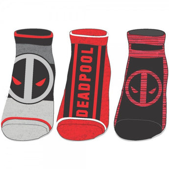 Marvel Deadpool Ankle Socks 3 Pack