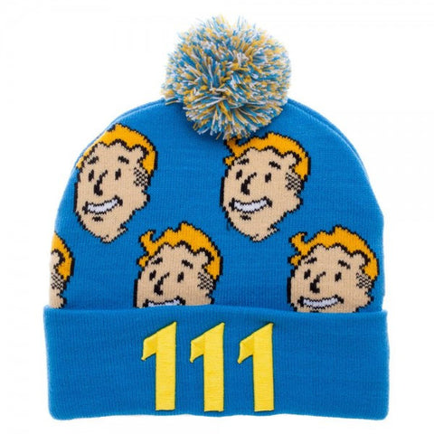 Fallout Vault Boy Pom Beanie