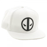 White Deadpool Snapback w/ Black Logo