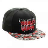 Batman Harley Quinn Halftone Black Snapback