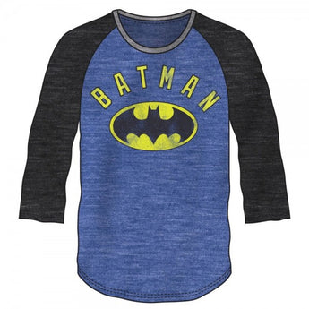 Batman Emblem Heather Raglan