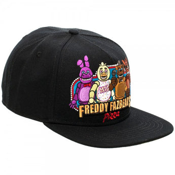 Five Nights At Freddy's Black Snapback