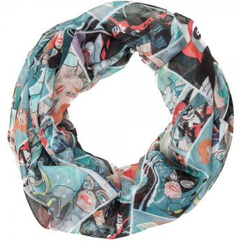 Batman, Harley Quinn, Poison Ivy, Cat Woman Infinity Viscose Scarf