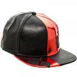 Batman Harley Quinn PU Suit Up Snapback with Applique Diamonds