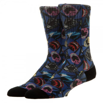 Power Rangers All Over Print Sublimated Crew Socks