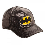 DC Comics Girls Batman Sequin Adjustable Hat