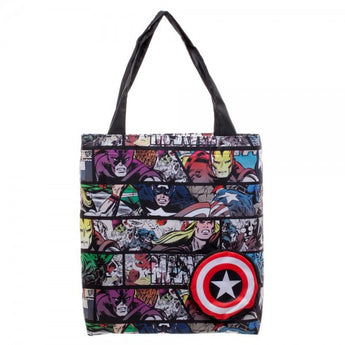 Marvel Comic Print Packable Tote