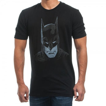 Batman Head Men's Black T-Shirt