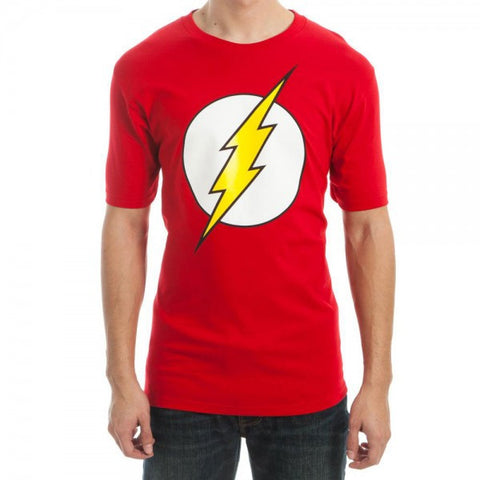 DC Comics Flash Logo Men's Red Tee