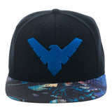 Batman Nightwing Sublimated Bill Snapback