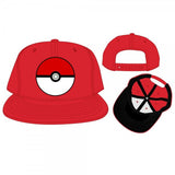 Pokemon Pokeball Red Snapback