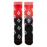 DC Comics Harley Quinn Ombre Crew Socks