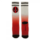 Marvel Deadpool Ombre Crew Socks