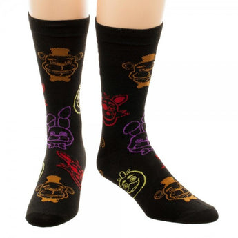 Five Nights at Freddy's All Over Print Crew Socks