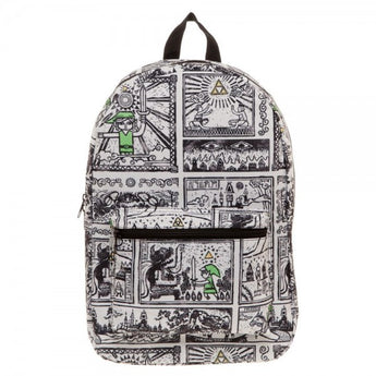 Zelda Game Drawings Sublimated Backpack