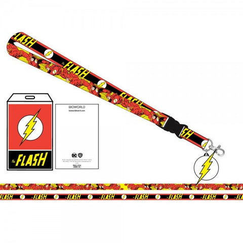 DC Comics Flash Logo/Character Lanyard