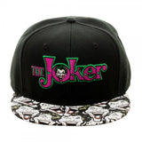 Batman Joker Halftone Black Snapback