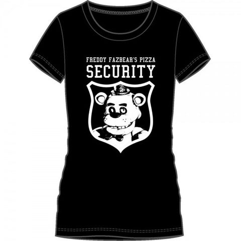 Five Nights at Freddy's Fazbears Pizza Security Juniors Tee