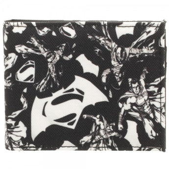 Batman v Superman: Dawn of Justice Black/White Bi-Fold Wallet