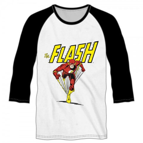 Flash White/Black Raglan